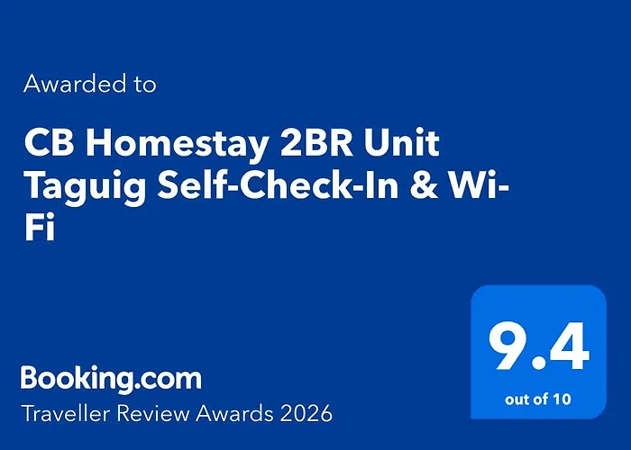 Cb 2br Unit Taguig Self-check-in & Wi-fi *